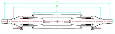 組裝式任意截面對接型直通絕緣接頭
